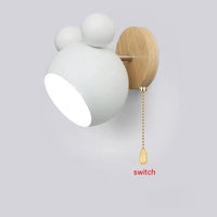 Applique murale Mickey Style - Lampe Murale Colorée pour Cuisine et Restaurant | Marco Lucetti Interrupteur Blanc / Sans ampoule