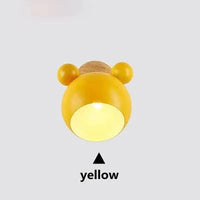 Applique murale Mickey Style - Lampe Murale Colorée pour Cuisine et Restaurant | Marco Lucetti Jaune / Sans ampoule