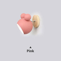 Applique murale Mickey Style - Lampe Murale Colorée pour Cuisine et Restaurant | Marco Lucetti Rose(AE存量)****** / Sans ampoule