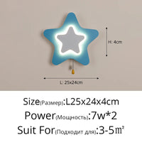 Applique murale mignonne 8W 12W - Luminis