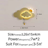Applique murale mignonne 8W 12W - Luminis
