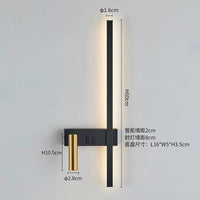 Applique murale minimalist luxe Noir & Blanc | Marco Lucetti