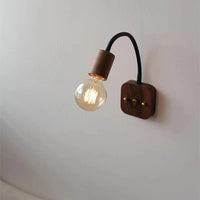 Applique murale minimaliste en bois pour étude et lecture - Élégance naturelle | Marco Lucetti