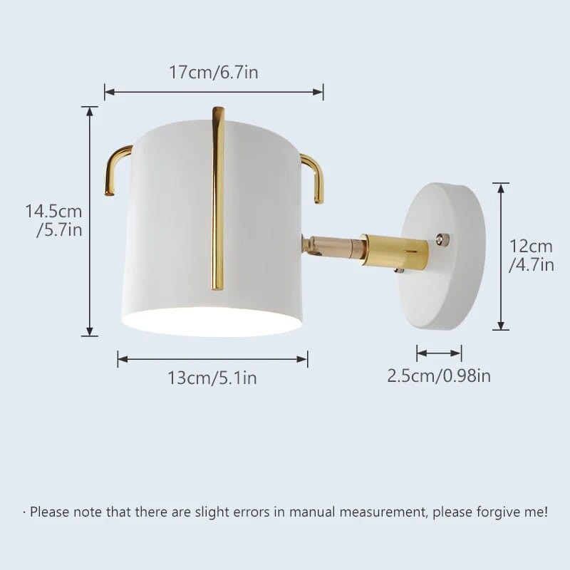 Applique murale minimaliste en fer. | Marco Lucetti