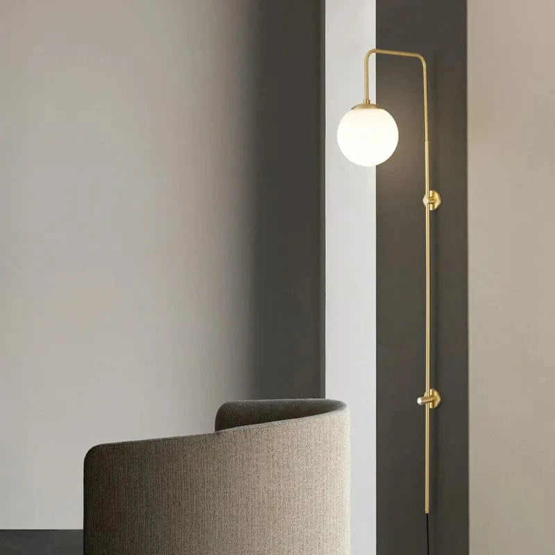 Applique murale minimaliste en laiton polyvalente | Marco Lucetti