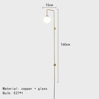Applique murale minimaliste en laiton polyvalente | Marco Lucetti 160 cm / Lumière naturelle 4000K