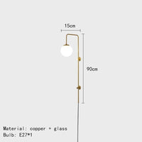 Applique murale minimaliste en laiton polyvalente | Marco Lucetti 90 cm / Lumière chaude 3000K