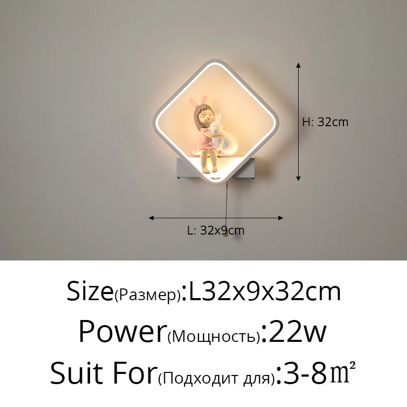 Applique murale minimaliste moderne « Astrolight » nordique sans fil