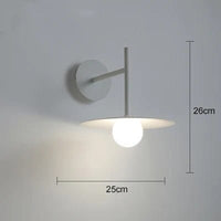 Applique murale minimaliste pour chambre à coucher | Marco Lucetti Blanc A