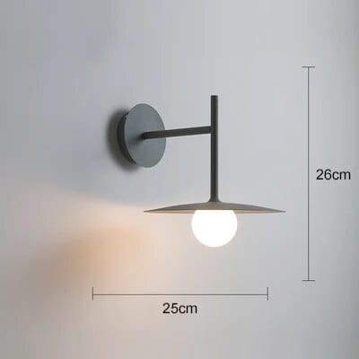 Applique murale minimaliste pour chambre à coucher | Marco Lucetti Gris A