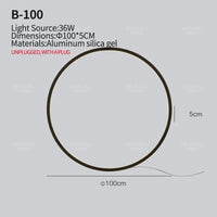 Applique murale minimaliste pour un salon tendance | Marco Lucetti USB 100CM-36W / Lumière chaude / Noir