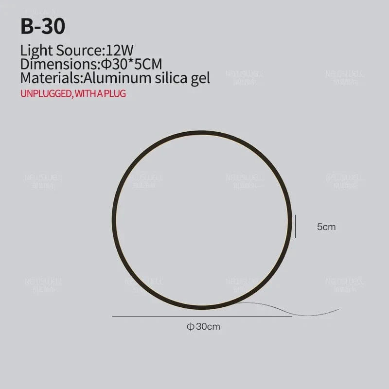 Applique murale minimaliste pour un salon tendance | Marco Lucetti USB 30CM-12W / Lumière chaude / Noir