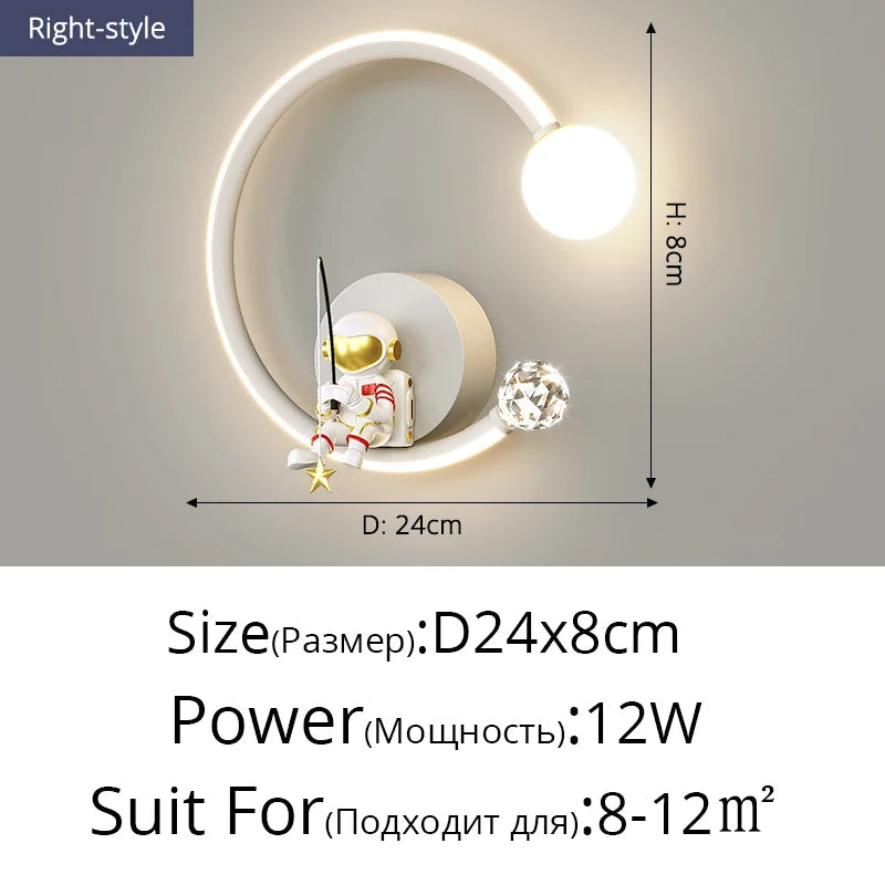 Applique murale premium "Cosmic Glow" pour salon modernes et luxueux