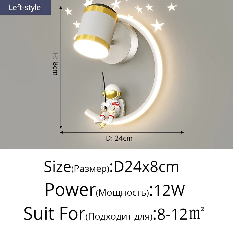 Applique murale premium "Cosmic Glow" pour salon modernes et luxueux