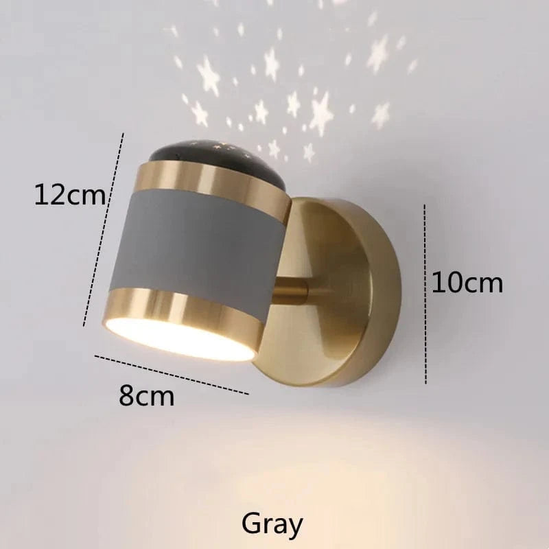 Applique Murale Moderne à LED pour Miroir Décoratif avec Interrupteur | Marco Lucetti F Gris Sans interrupteur / Modifiable | AC100V-180V