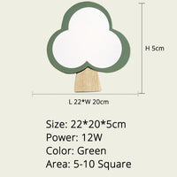 Applique murale moderne "Arbre en Bois Ania" | Marco Lucetti Vert