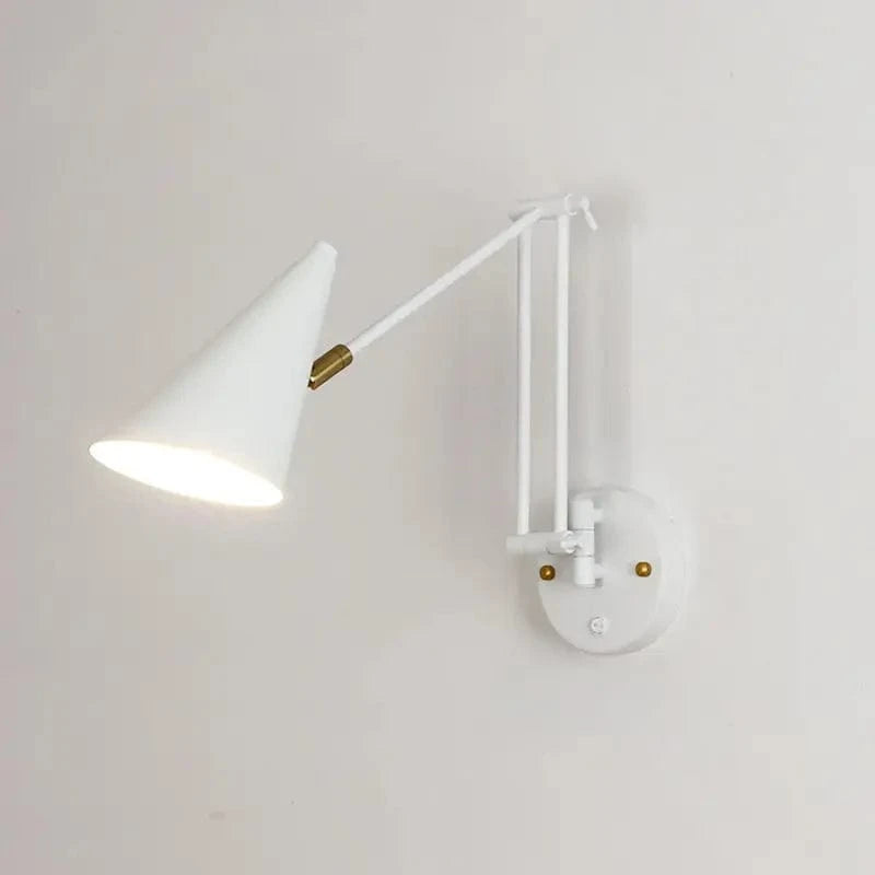 Applique murale moderne "AstroLight" - Lampe de lecture pour un éclairage décoratif | Marco Lucetti A blanc / Lumière chaude / Bouton ON / OFF