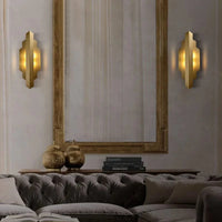 Applique murale moderne en acier inoxydable doré pour escaliers - LuxSpot | Marco Lucetti