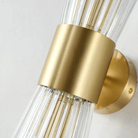 Applique murale moderne en acier inoxydable et verre transparent - Collection Éclat Brillant | Marco Lucetti