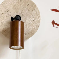 Applique murale moderne en bois de pierre naturelle avec interrupteur - Design Élégant | Marco Lucetti