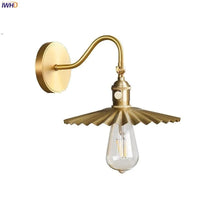 Applique murale moderne en cuivre iwhd avec chaîne Edison LED ajustable | Marco Lucetti Allumez la prise / 4W (max100w)