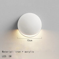 Applique Murale Moderne en Fer Acrylique 3000K - Lampe d'Ambiance Livraison Directe | Marco Lucetti Blanc / Lumière chaude 3000K