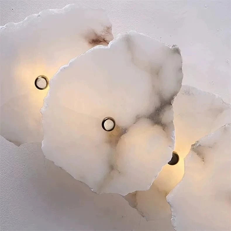 Applique murale moderne en laiton et marbre - LED de luxe | Marco Lucetti