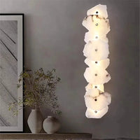 Applique murale moderne en laiton et marbre - LED de luxe | Marco Lucetti
