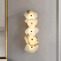 Applique murale moderne en laiton et marbre - LED de luxe | Marco Lucetti