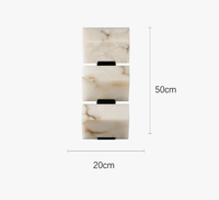 Applique Murale Moderne en Marbre avec Lumières LED - Élégance Illuminée | Marco Lucetti