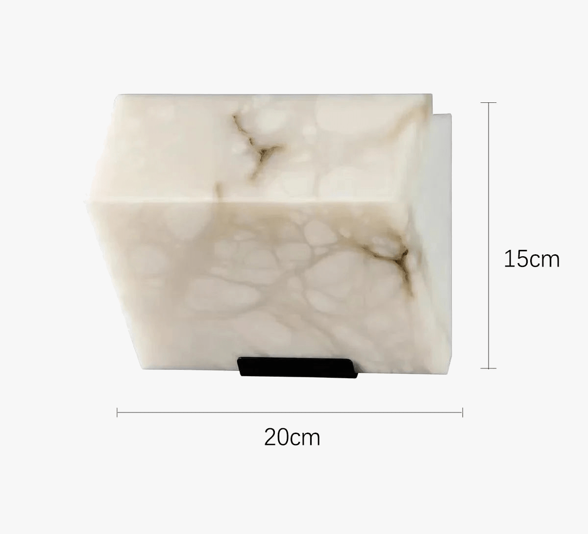 Applique Murale Moderne en Marbre avec Lumières LED - Élégance Illuminée | Marco Lucetti