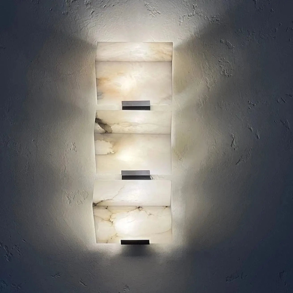 Applique Murale Moderne en Marbre avec Lumières LED - Élégance Illuminée | Marco Lucetti