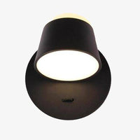 Applique Murale Moderne en Métal Ajustable. | Marco Lucetti 1 lampe - Noir