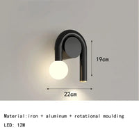 Applique murale moderne en verre 3000k pour intérieur avec livraison directe | Marco Lucetti