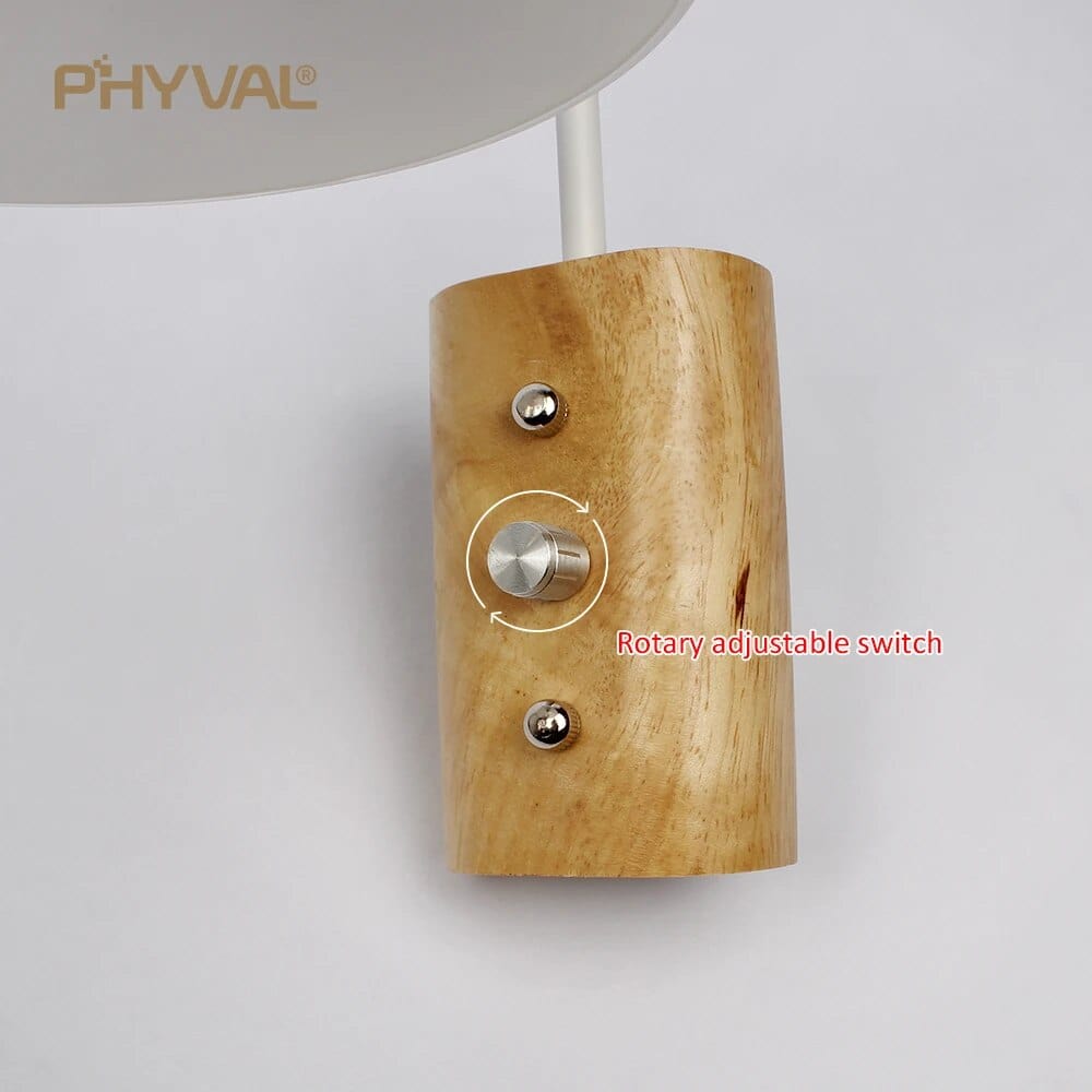 Applique murale moderne en verre et bois | Marco Lucetti Blanc