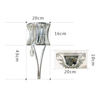 Applique Murale Moderne en Verre Luxury Sandro "Torchis" | Marco Lucetti