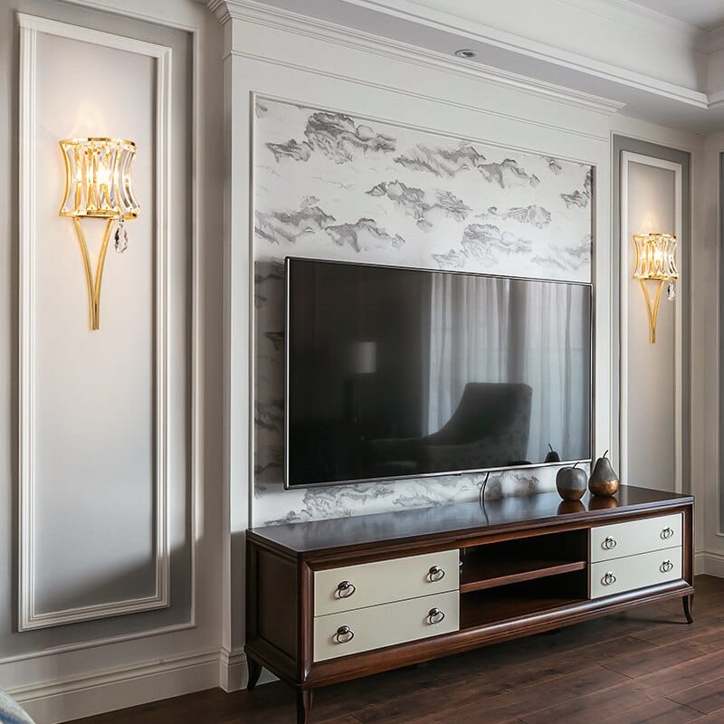 Applique Murale Moderne en Verre Luxury Sandro "Torchis" | Marco Lucetti