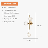 Applique murale moderne en verre pour une ambiance élégante. | Marco Lucetti