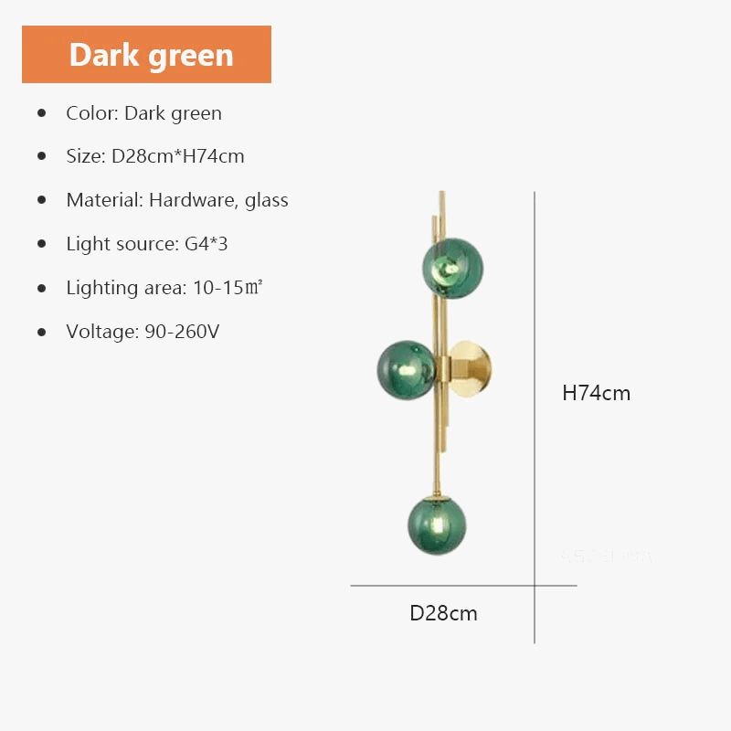 Applique murale moderne en verre pour une ambiance élégante. | Marco Lucetti