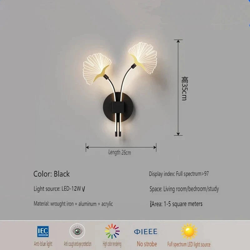 Applique murale moderne et luxueuse, design nordique unique | Marco Lucetti C / Blanc naturel (3 500-5 500 K).