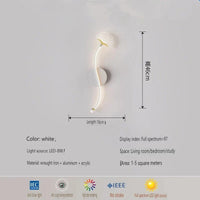 Applique murale moderne et luxueuse, design nordique unique | Marco Lucetti E / Blanc naturel (3 500-5 500 K).