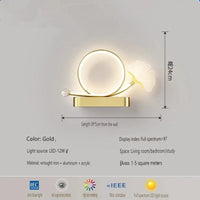 Applique murale moderne et luxueuse, design nordique unique | Marco Lucetti G / Blanc naturel (3 500-5 500 K).