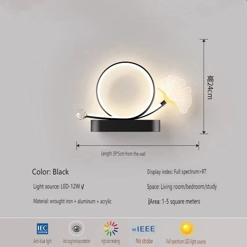 Applique murale moderne et luxueuse, design nordique unique | Marco Lucetti I / Blanc naturel (3 500-5 500 K).