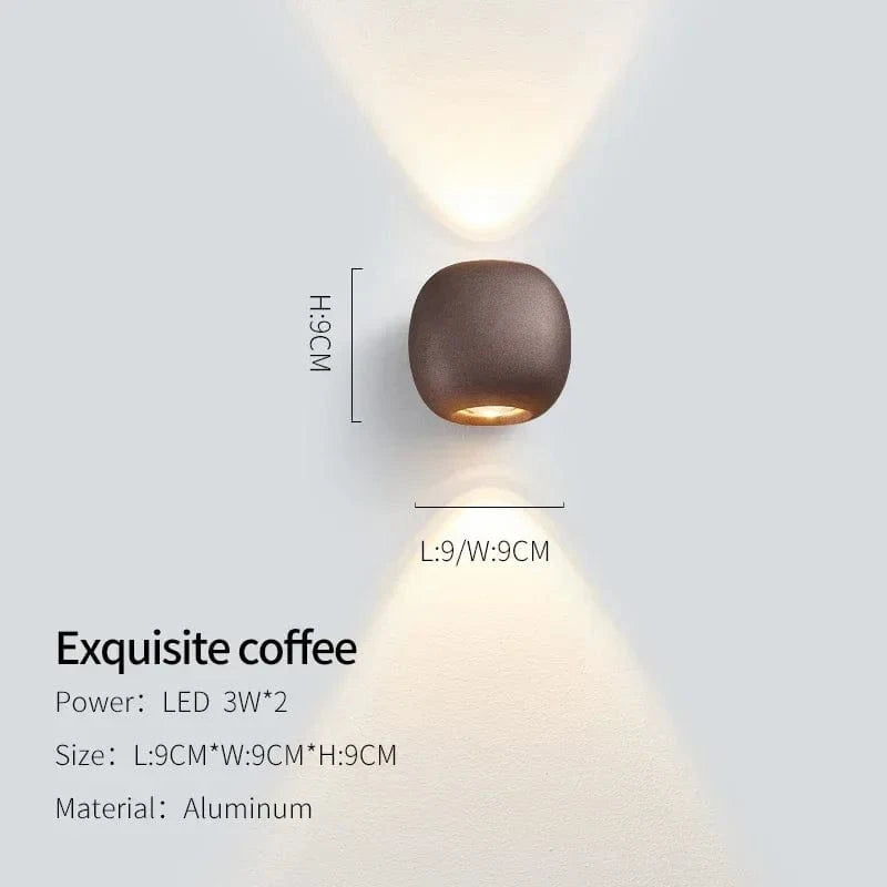 Applique Murale Moderne Étanche à Intensité Variable Luxe | Marco Lucetti Café exquis