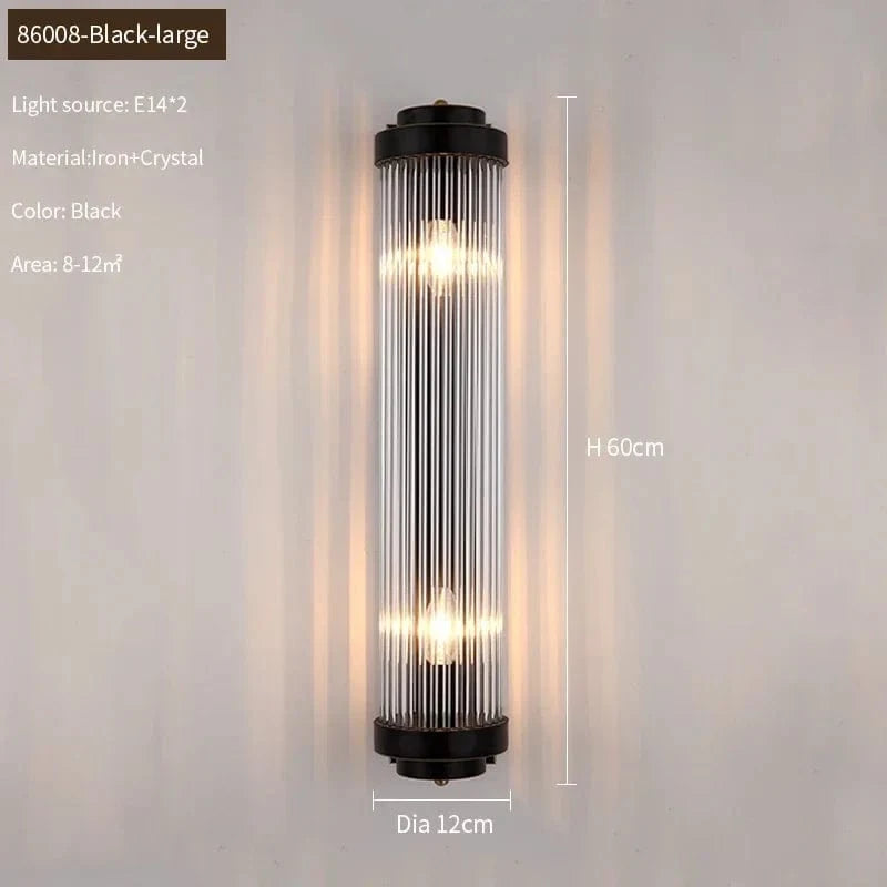 Applique Murale Moderne FSS pour Salon et Maison - Élégance Garantie | Marco Lucetti Grand noir / Blanc chaud (2700-3500K)