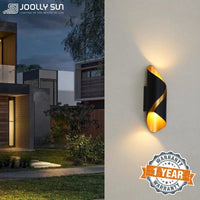 Applique murale moderne haut de gamme pour éclairer votre espace extérieur ou intérieur en blanc, noir et or | Marco Lucetti