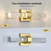 Applique Murale Moderne Haut et Bas pour la Maison | Marco Lucetti Applique en cristal / 3 Température de couleur