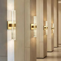 Applique Murale Moderne Haut et Bas pour la Maison | Marco Lucetti Applique en cristal / 3 Température de couleur