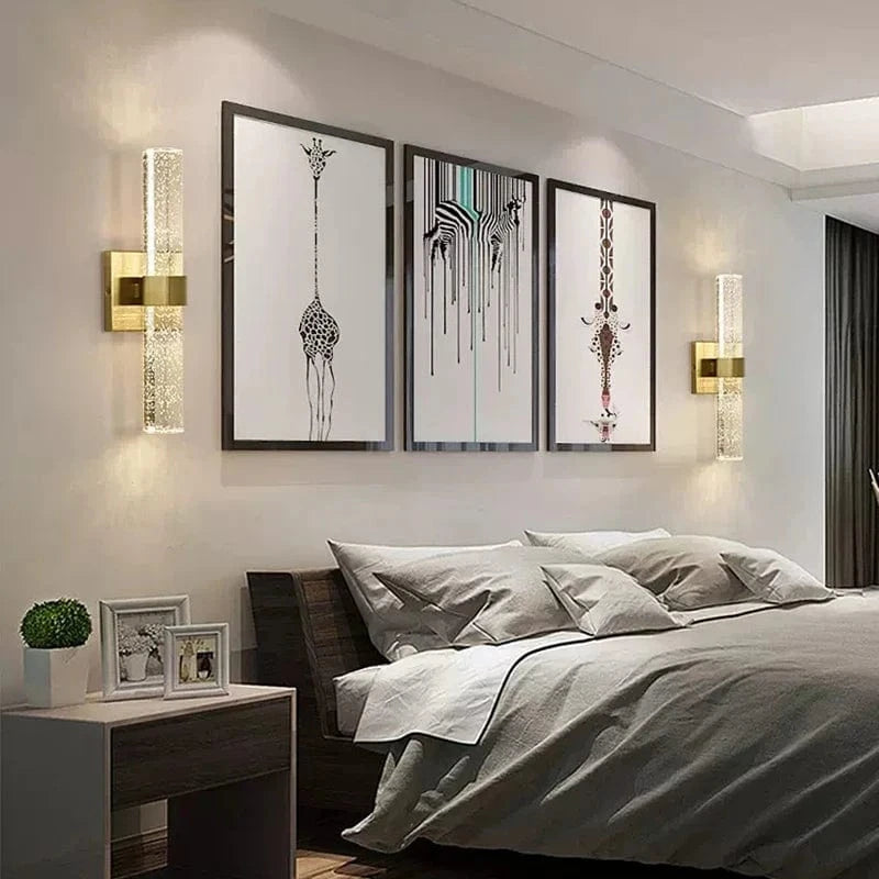 Applique Murale Moderne Haut et Bas pour la Maison | Marco Lucetti Applique en cristal / 3 Température de couleur