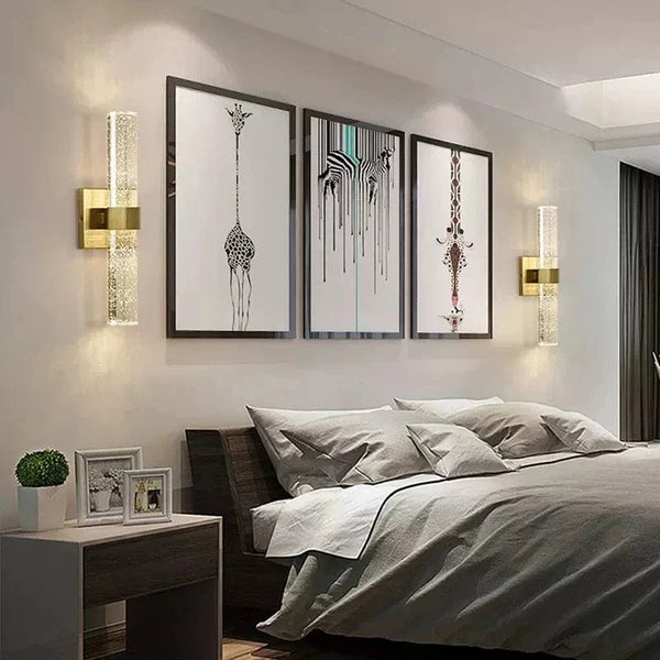 Applique Murale Moderne Haut et Bas pour la Maison | Marco Lucetti Applique en cristal / 3 Température de couleur